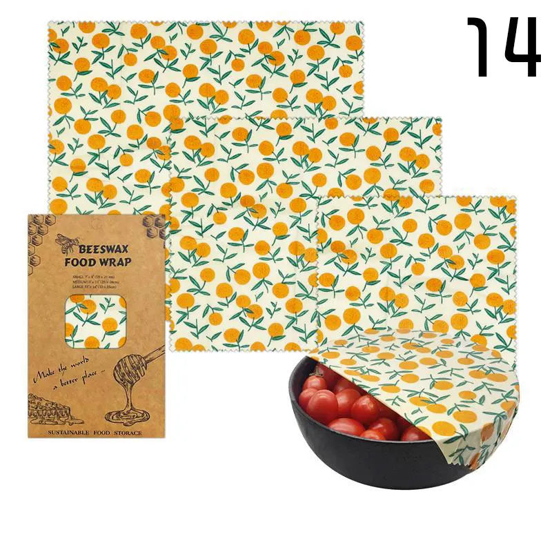 Organic Beeswax Food Wrap Eco-Friendly Storage