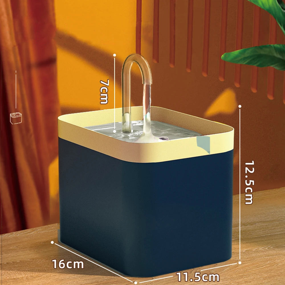 Ultra-Quiet 1.5L Pet Water Fountain with USB Pump