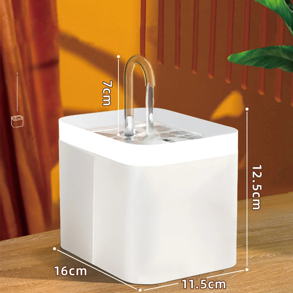 Ultra-Quiet 1.5L Pet Water Fountain with USB Pump