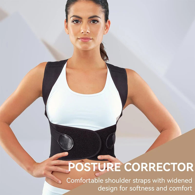 Adjustable Back Posture Corrector Brace for Women & Kids