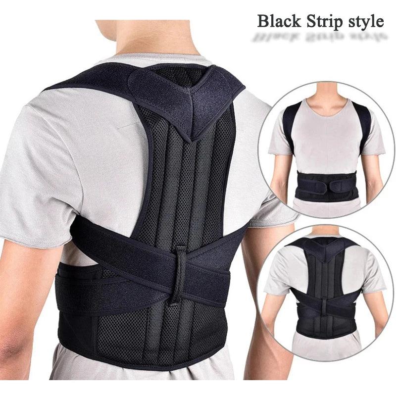 Adjustable Back Posture Corrector Brace for Women & Kids