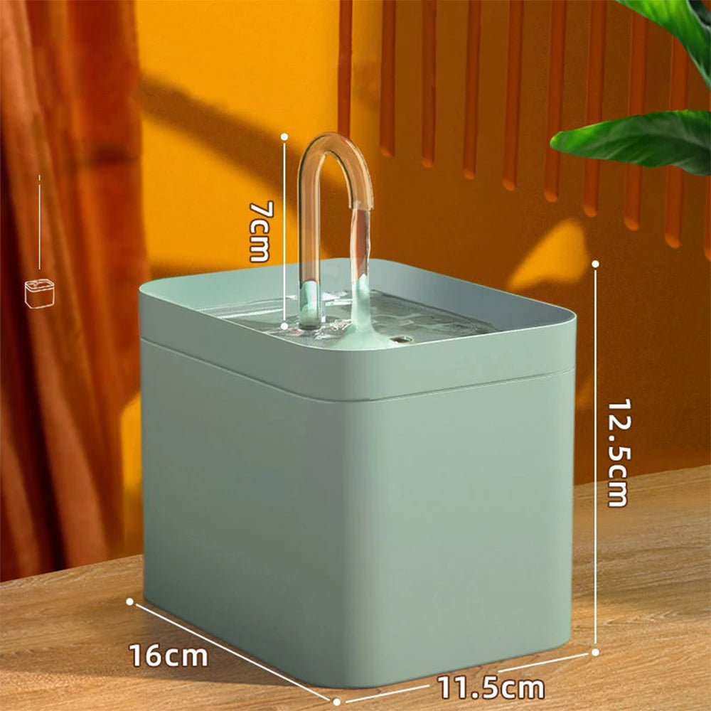 Ultra-Quiet 1.5L Pet Water Fountain with USB Pump