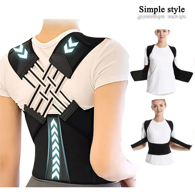 Adjustable Back Posture Corrector Brace for Women & Kids