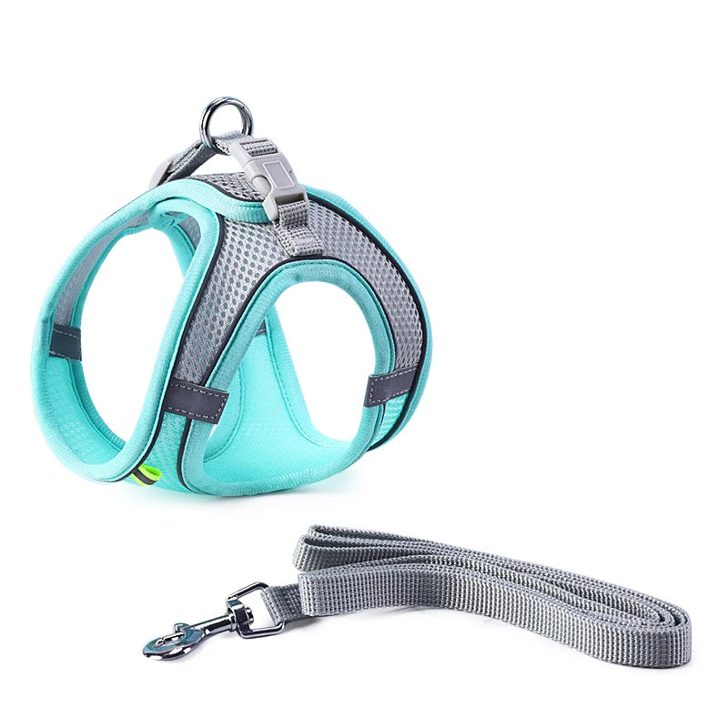 Adjustable Cat Harness Leash Set for Dogs & Pets