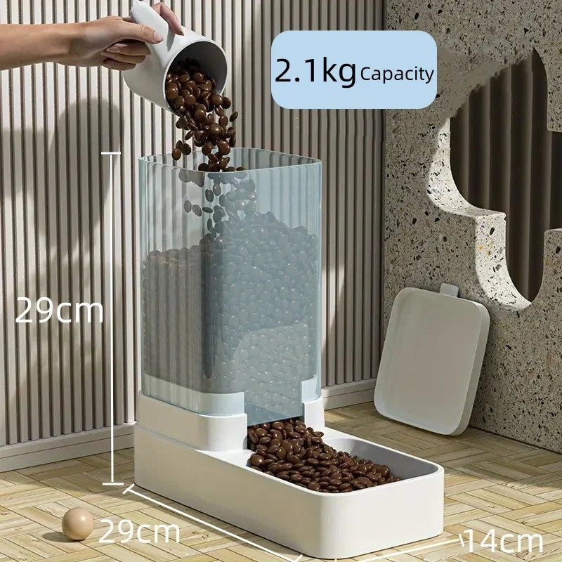 Automatic Dog Feeder & Cat Water Dispenser Container