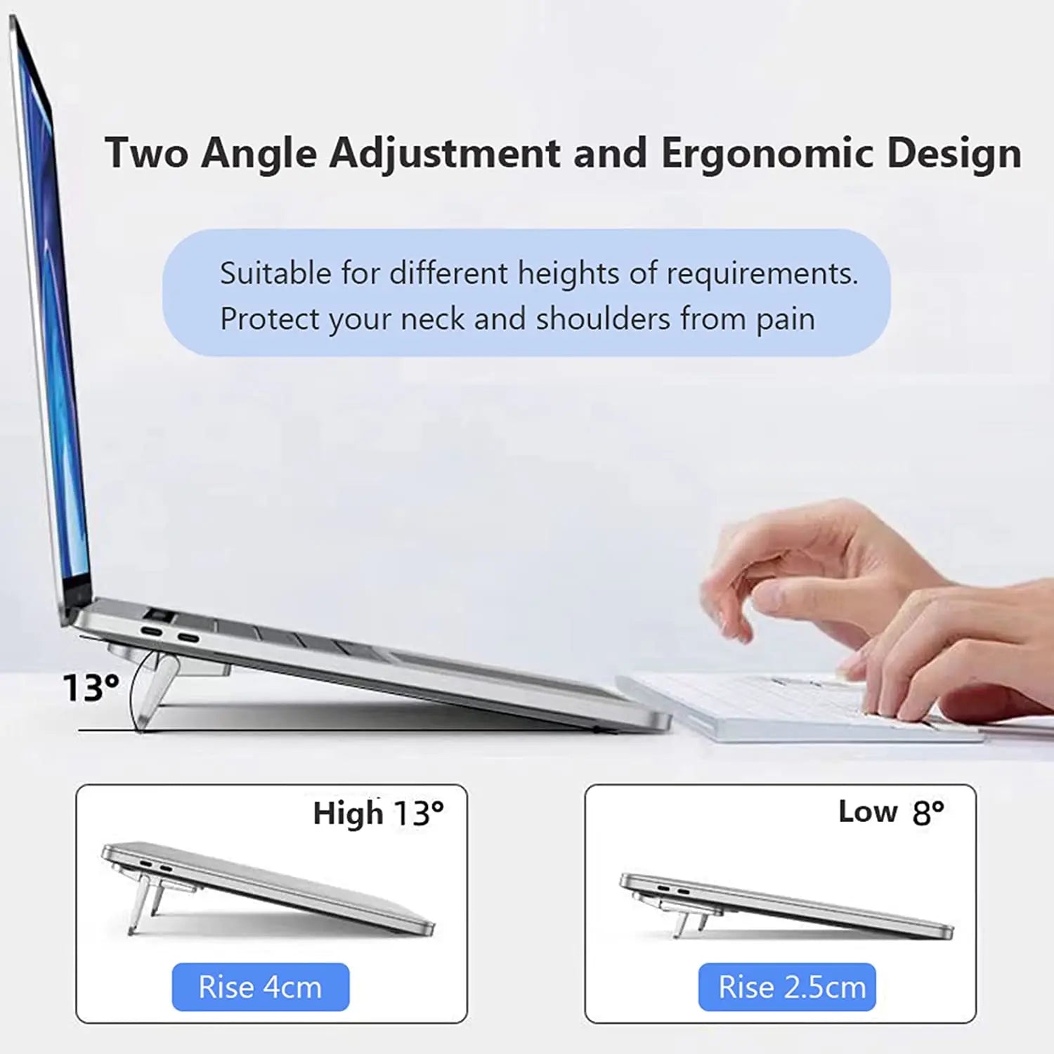 Portable Adjustable Laptop Stand for MacBook & Notebook