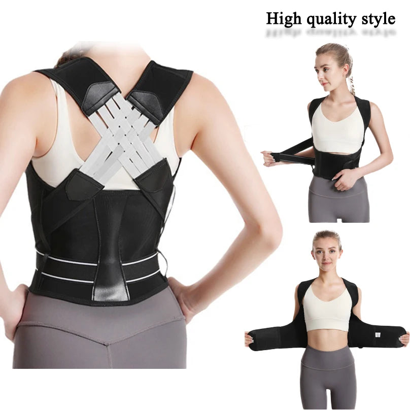 Adjustable Back Posture Corrector Brace for Women & Kids