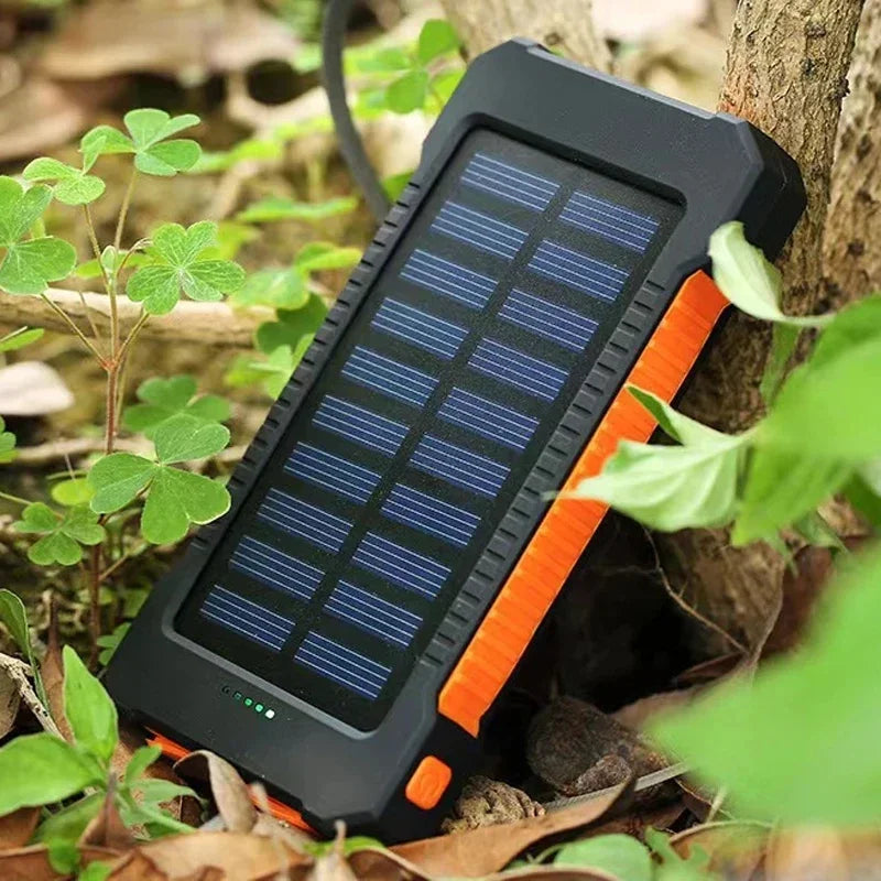 Large Capacity Solar Powerbank Portable Fast Charging 200000mah