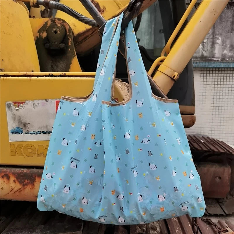 Hello Kitty Portable Foldable Waterproof Shopping Bag