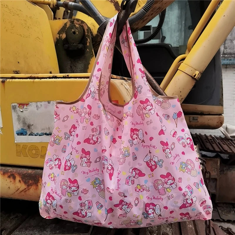 Hello Kitty Portable Foldable Waterproof Shopping Bag