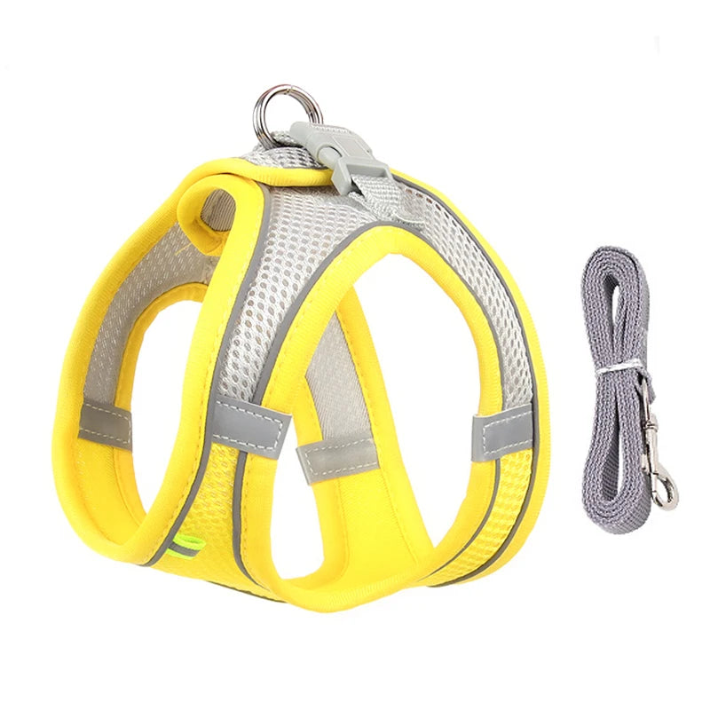 Adjustable Cat Harness Leash Set for Dogs & Pets