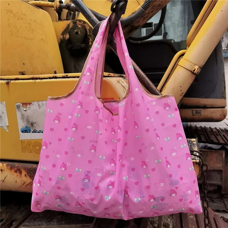 Hello Kitty Portable Foldable Waterproof Shopping Bag