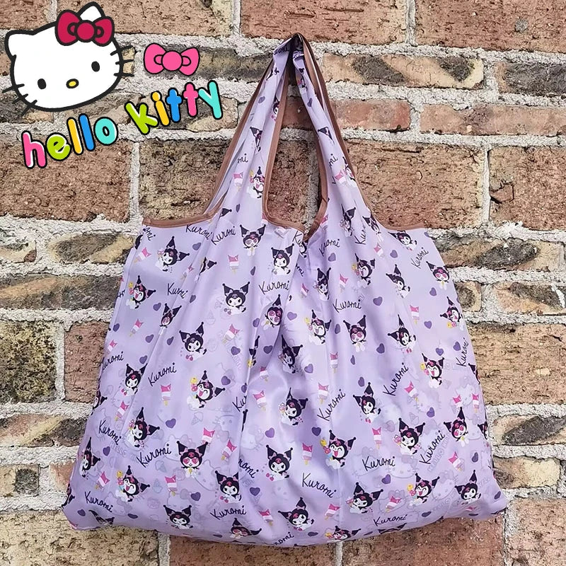 Hello Kitty Portable Foldable Waterproof Shopping Bag