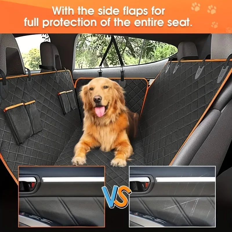 Waterproof Scratch-Resistant Dog Hammock Car Seat Cover