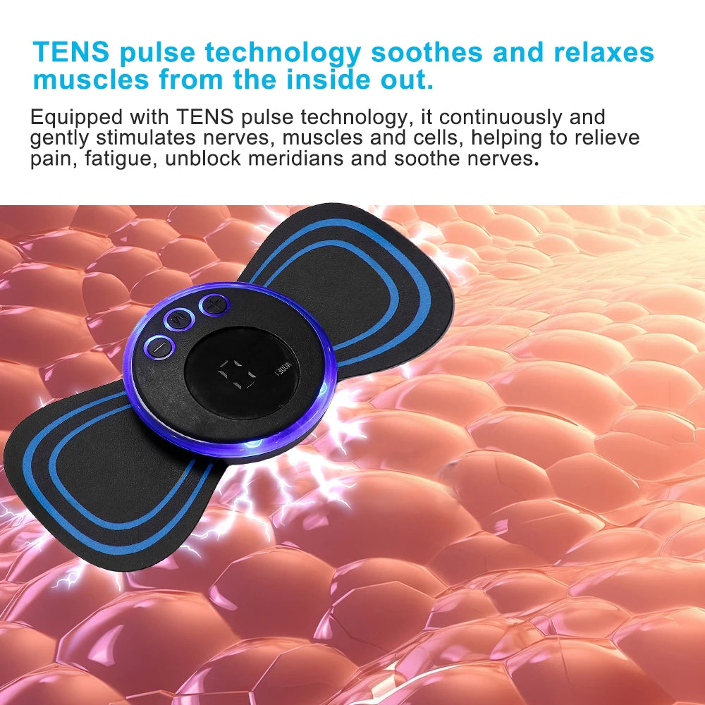 EMS Neck Massager TENS Pulse Muscle Pain Relief