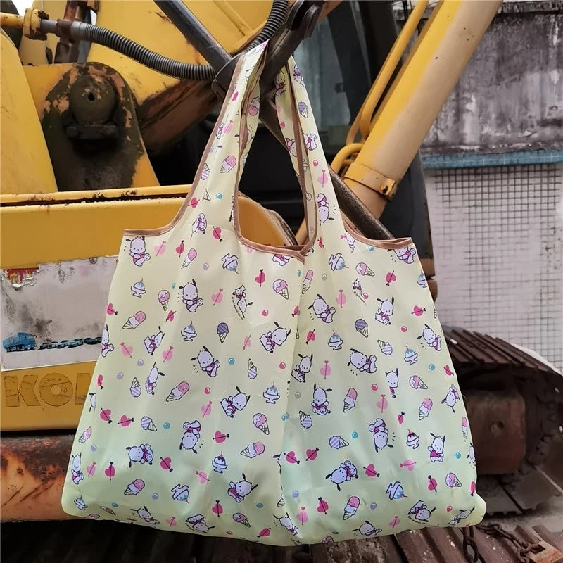 Hello Kitty Portable Foldable Waterproof Shopping Bag