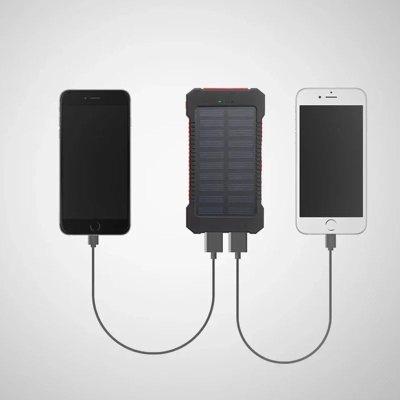 Large Capacity Solar Powerbank Portable Fast Charging 200000mah